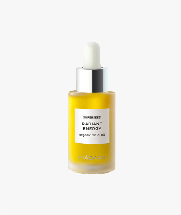 Aceite facial orgánico radiante Mádara Superseed Radiant Energy