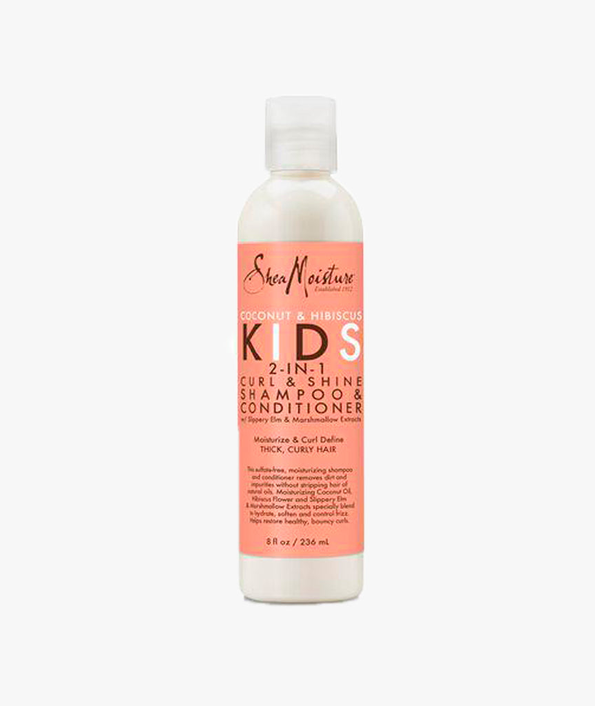 Coconut & hibiscus kids curl & shine 2 in 1 shampoo & conditioner