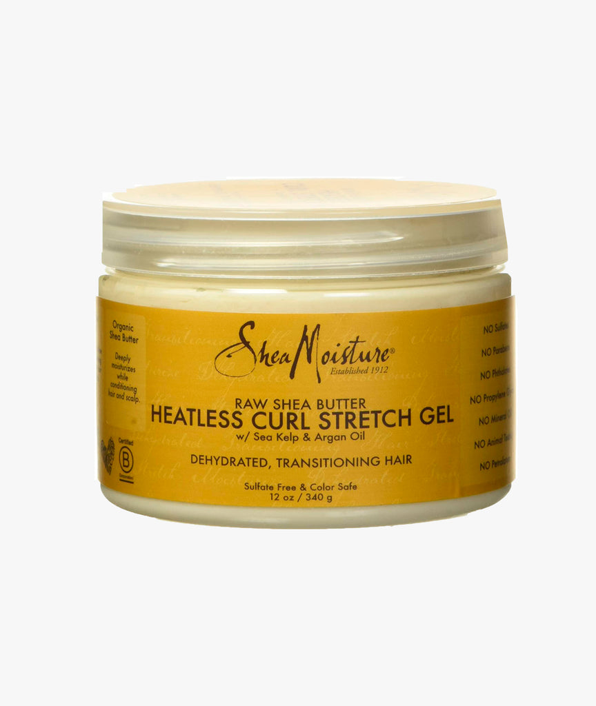 Raw Shea Butter heatless curl stretch gel